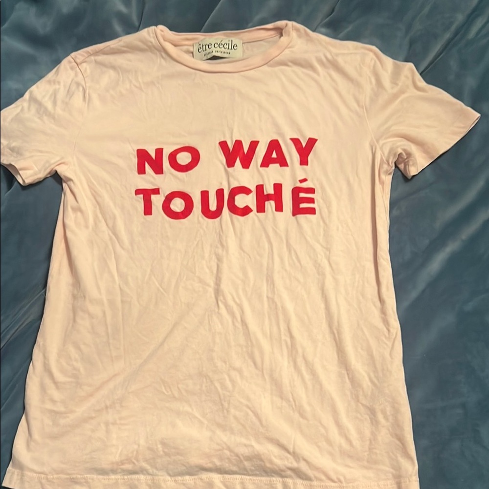 Etre Cecile Pink Graphic high quality Tee